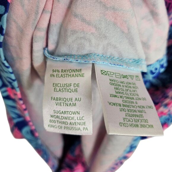 Lilly Pulitzer Romper Medium Cyla Pineapple Off Shoulder Mini Skort Skirt NWOT - Picture 8 of 13